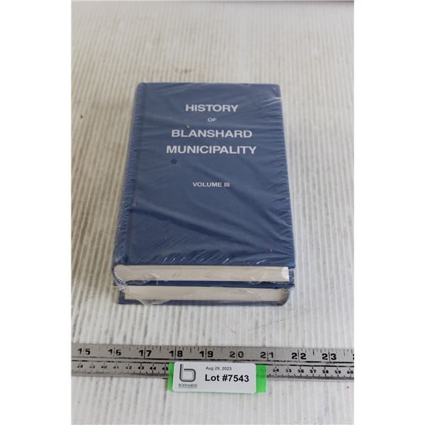 (2) History of Blanshard Municipality Books - Sealed