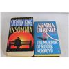 Image 3 : (3) Stephen King Books, (2) Agatha Christie Books, Eric Clapton Book - Murder, My Love; A Holiday fo