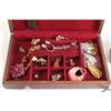 Image 2 : Jewelry Box with Assorted Jewelry, Chain Necklace in Box