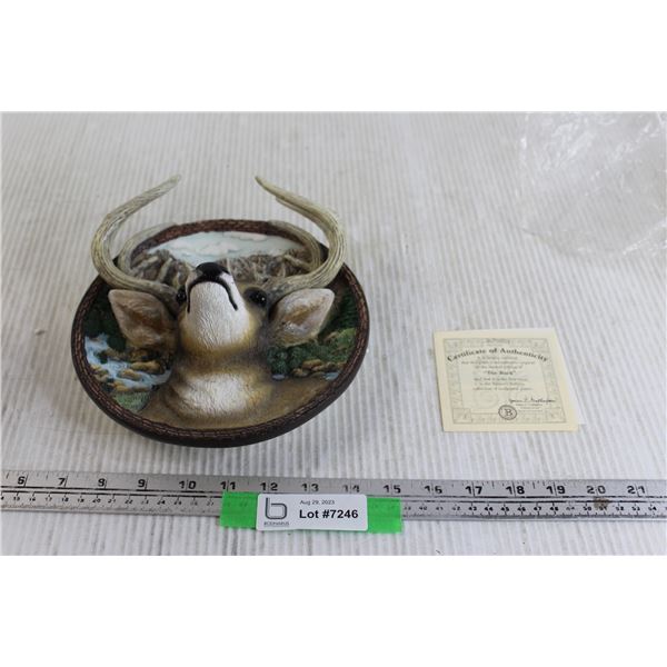 3D  The Buck  Decorative Plate