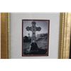 Image 2 : (2) Doll in Graveyard Framed Photos - 14" x 16"