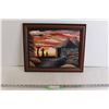 Image 1 : Acrylic Painting in Frame - 18" x 15"