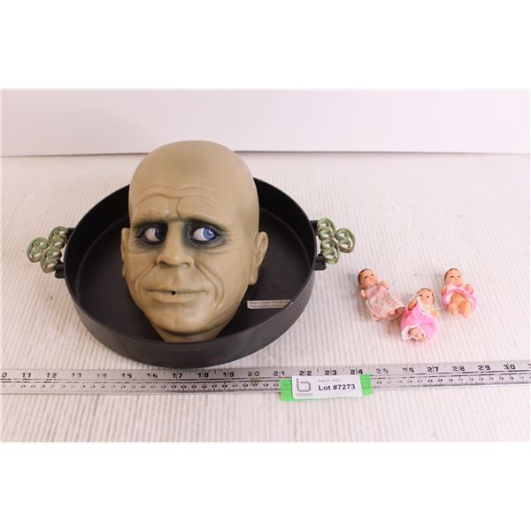 Halloween Candy Trick Bowl - Works, (3) Small Baby Dolls