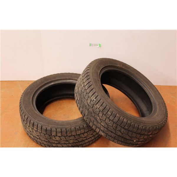 *(2X Bid Price) - (2) Tires 205/55 R16 91H (tread still ok))