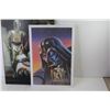 Image 2 : Star Wars Picture Printed on Wood - 1976 Final Painted Art Work of Star Wars Cover