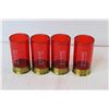 Image 2 : (4) Plastic 12 Gauge Shotgun Shell Shot Glasses