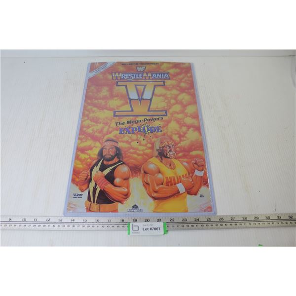 Wrestle Mania Poster - Mega Powers Explode - Hulk Hogan & Macho Man