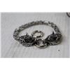 Image 4 : VIKING --Wolf Head Chain Bracelet