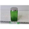 Image 1 : Vintage Green Glass Jar
