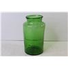 Image 3 : Blown Green Glass Vase/Jar