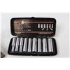 Image 2 : Power Fist 9pc Socket Set and 12pc Socket Set and Box