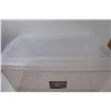 Image 3 : *Sterilite Clear Plastic Bin with Lid