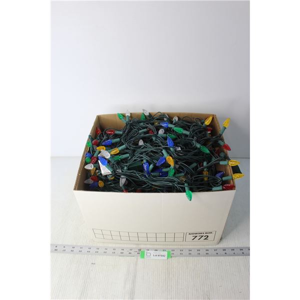 Box of Christmas Lights