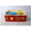 Image 2 : Vintage Fisher Price Toy Record Player and Records