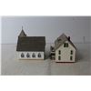 Image 3 : (2) Sarah Plain and Tall Collection Miniature House and Church