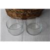 Image 2 : Wicker Basket and Candle Holders