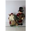 Image 1 : (2) Stuffed Christmas Decorations