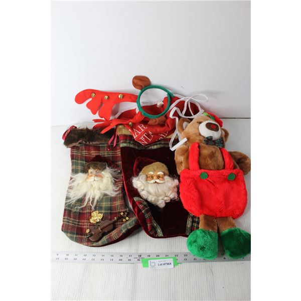 Christmas Stockings and Decorations