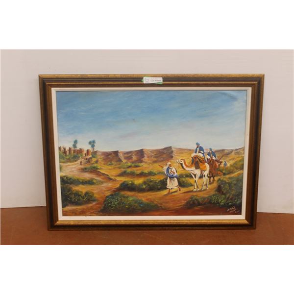 *Framed Desert Painting - 23  x 32 