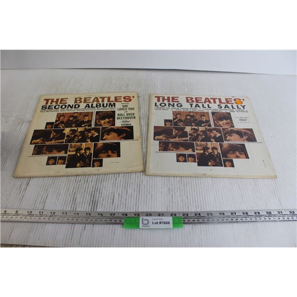 (2) The Beatles Vinyl Records