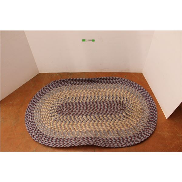 *Circular Floor Rug - 30  x 49 