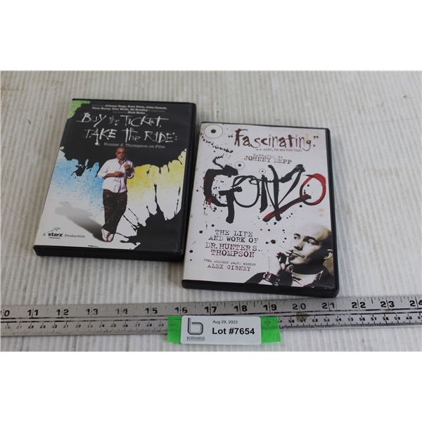 (2) DVDs - Buy the Ticket, Take the Ride; Gonzo