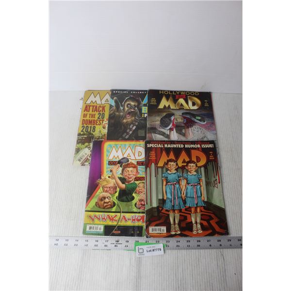 (5) MAD Magazines