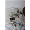 Image 3 : Basket w/ Jewellery -- Bracelets, Earrings , Bracelets.