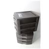 Image 2 : (2) Plastic Sterilite Organizers