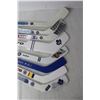 Image 2 : (8) Mini Hockey Sticks - NHL Teams Toronto, Vancouver, New York