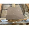 Image 1 : PALLET CRATE OF 537 PCS 12 X 12 PURPLE SLATE TILES