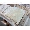 Image 1 : PALLET CRATE OF 420 PCS 12 X 12 LIME PINK NATURAL STONE