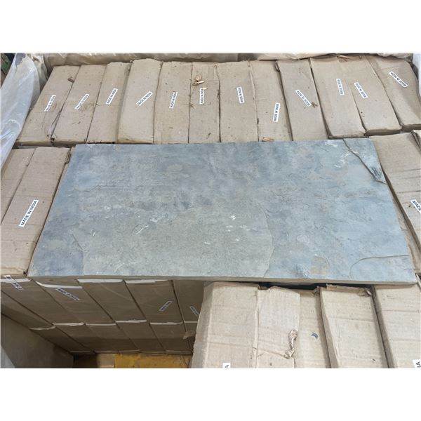 PALLET CRATE OF 180 PCS 60 X 30 AUTUMN MIST NATURAL STONE TILES