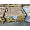 Image 2 : PALLET CRATE OF 120 PCS 16 X 16 BLACK RUSTIC NATURAL SLATE TILE