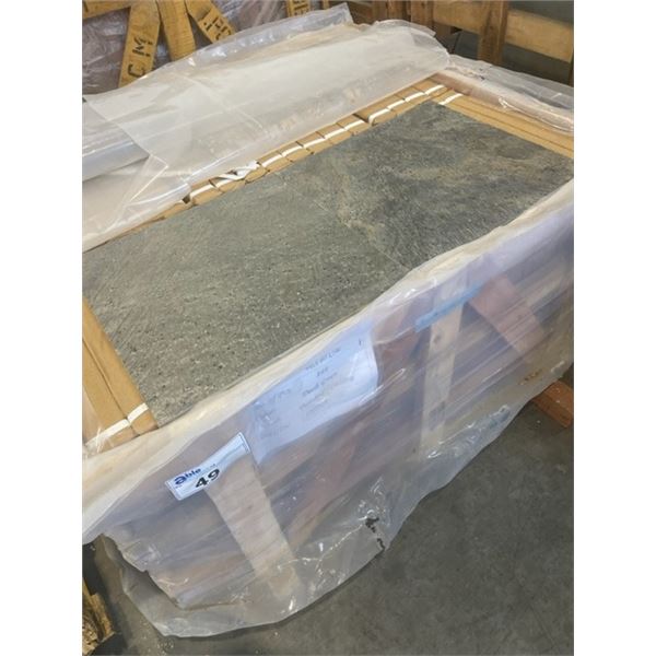 PALLET CRATE OF 144 PCS 40 X 40CM OF DEOLI GREEN POLISHED NATURAL STONE TILE