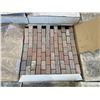 Image 1 : PALLET CRATE OF 210 PCS 2 X 1 MOSAIC COPPER NATURAL TILES