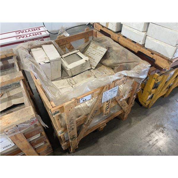 PALLET CRATE OF SHABAD YELLOW NATURAL STONE TILES