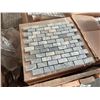 Image 1 : PALLET CRATE OF ASSORTED ZEERA 12 X 12 NATURAL STONE MOSAIC TILES