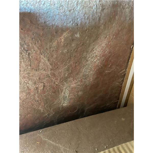 PALLET CRATE OF COPPER NATURAL 16 X 16 NATURAL STONE TILES APPROXIMATELY 120 PCS