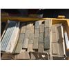 Image 1 : CRATE OF ASSORTED MOSAIC 12 X 12, NATURAL STONE & BOXES OF EDGING NATURAL STONE PENCIL TILES