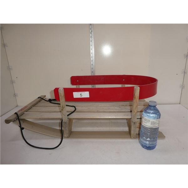wooden Pelican sled