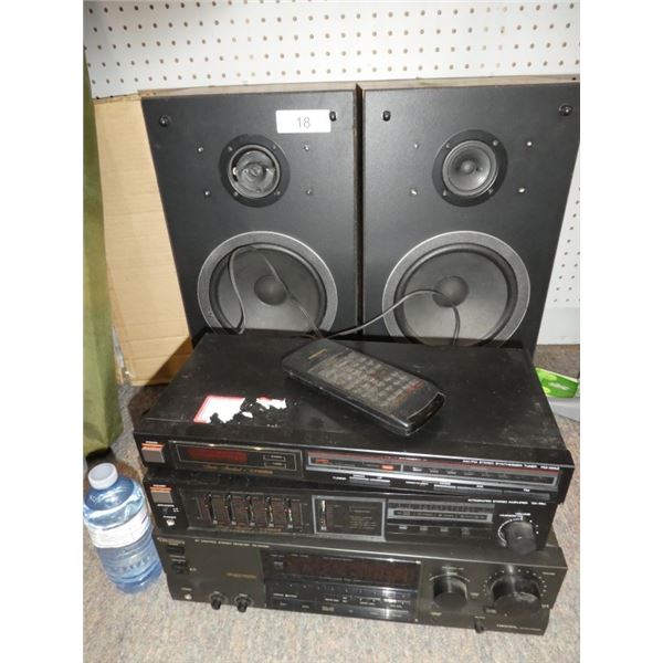 AV control stereo receiver, AM/FM stereo