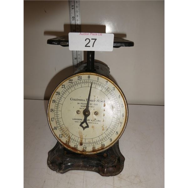 antique Columbia Family Scale