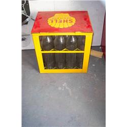 Long Neck Glass Shell Oil bottles