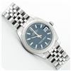 Image 3 : Rolex Ladies Midsize 31MM Stainless Steel Factory Blue Index Dial Jubilee Band D