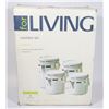 Image 1 : FOR LIVING 4PC CANISTER SET