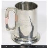 Image 1 : ENGRAVED PEWTER STEIN 1961 (GLASS BOTTOM)