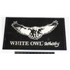 Image 1 : WHITE OWL WHISKEY BAR SPILL MAT. HAS SOME DAMAGE