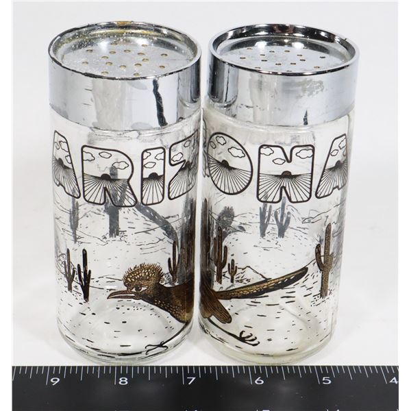 "ARIZONA" SALT AND PEPPER SHAKERS