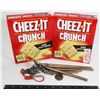 Image 1 : TWO BOXES OF CHEEZ-IT SHARP WHITE CHEDDAR